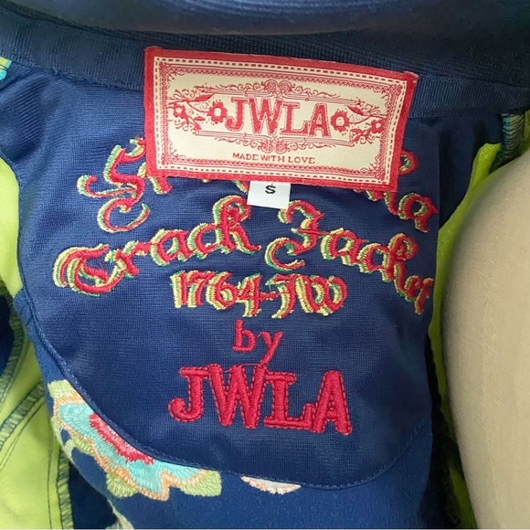 Johnny Was JWLA zip track embroidered floral jacket - Picture 10 of 10